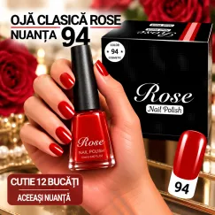 Ojă Clasică Rose - Nuanța 94 - Cutie 12 Bucăți