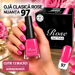 Ojă Clasică Rose - Nuanța 97 - Cutie 12 Bucăți