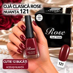 En-gros Ojă Clasică Rose 12 ml - Nuanța 121 - Cutie 12 Bucăți - vânzare en-gros pentru revânzare