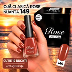 Ojă Clasică Rose 12 ml - Nuanța 149 - Cutie 12 Bucăți
