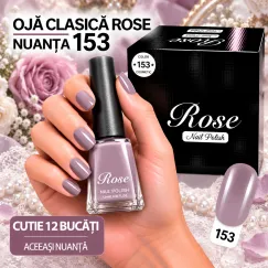 Ojă clasică - Rose Nail Polish, nuanța 153