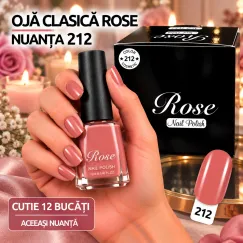 En-gros Ojă clasică Rose 12 ml - Nuanța 212 - Set 12 bucăți - vânzare en-gros pentru revânzare