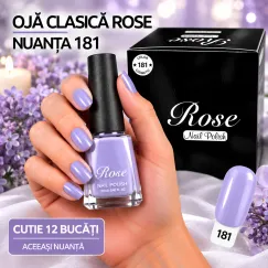 Ojă clasică Rose Nuanța 181 - cutie 12 bucăți