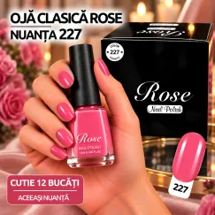 En-gros Ojă clasică Rose 12 ml - Nuanța 227 - Set 12 bucăți - vânzare en-gros pentru revânzare