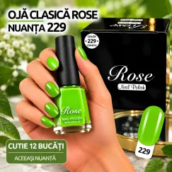 En-gros Ojă clasică Rose 12 ml - Nuanța 229 - Set 12 bucăți - vânzare en-gros pentru revânzare