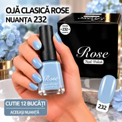 En-gros Ojă clasică Rose 12 ml - Nuanța 232 - Set 12 bucăți - vânzare en-gros pentru revânzare