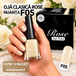 Ojă Clasică Rose - Nuanța F05 - Cutie 12 Bucăți