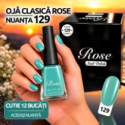 Ojă Clasică Rose - Nuanța 129 - Cutie 12 Bucăți