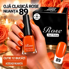 Ojă Clasică Rose - Nuanța 89 - Cutie 12 Bucăți