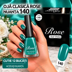 Ojă Clasică Rose 12 ml - Nuanța 140 - Cutie 12 Bucăți