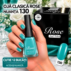 Ojă Clasică Rose 12 ml - Nuanța 130 - Cutie 12 Bucăți