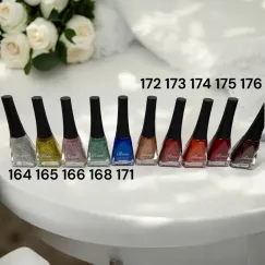 Ojă clasică Rose - Paletar 14 - Set 12 bucăți