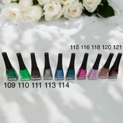 Ojă clasică Rose - Paletar 10 - Set 12 bucăți