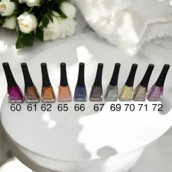 Ojă clasică Rose - Paletar 6 - Set 12 bucăți