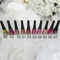 Ojă clasică Rose - Paletar 5 - Set 12 bucăți