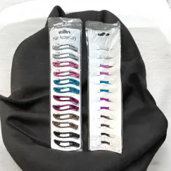 Set clame colorate tip TT - accesorii vesele pentru coafuri de zi cu zi