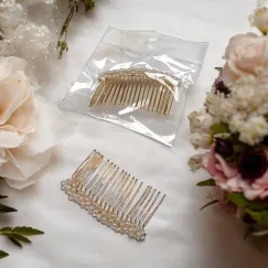En-gros Pieptăn de păr elegant cu perle - model auriu - accesoriu de mireasă/coafuri speciale - vânzare en-gros pentru revânzare