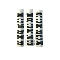 Set clame păr tip TT - Fashion Jewelry - 12 bucăți per blister - culori mate si negre