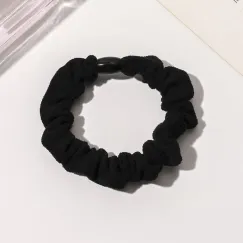 Elastic de păr din catifea neagră - calitate premium (24 buc/set, preț/bucată)