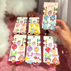 En-gros Set accesorii păr fetite Hand Made cu figurine 3D clame si clestisori colorati D35 - vânzare en-gros pentru revânzare