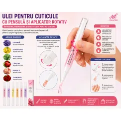 Ulei pentru cuticule cu aplicator tip pensulă