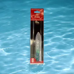 Pilă din sticlă mică decorată cu strasuri - model elegant marca
