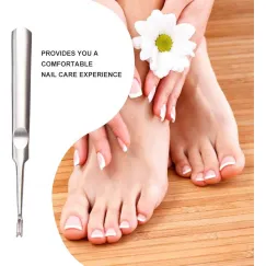 Cuțitaș metalic profesional pentru cuticule - din inox, precizie maximă pentru manichiură și pedichiură