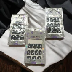Șabloane autocolante pentru unghii - modele florale 3D, ambalaj individual Nail Art Stickers
