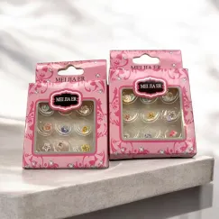 En-gros Set flori acrilice 3D pentru decor unghii - 12 bucăți/cutie - vânzare en-gros pentru revânzare