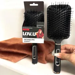 En-gros Perie de păr LOV.U Detangling Addict cu dinți dubli - soluția eficientă pentru descurcare rapidă fără ruperea firului - vânzare en-gros pentru revânzare