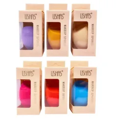 Set 12 Bureți pentru Machiaj USHAS - Makeup Sponge, Cod CT236