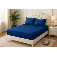 En-gros Lenjerie de pat finet H811, albastru regal, 3 piese, 150 x 200 cm - vânzare en-gros pentru revânzare