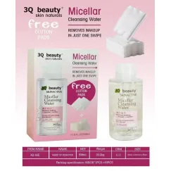 Apă micelară 3Q Beauty 508 ml cu dischete - 3Q44E