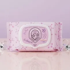 Șervețele demachiante Collagen USHAS HA594, 30 bucăți