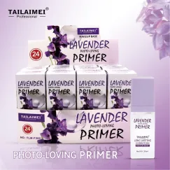 Primer lavandă machiaj hidratant 24H set 12 buc Tailaimei F259