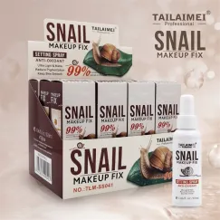 Spray fixare machiaj snail hidratant matifiant 120 ml set 12 buc Tailaimei SS041