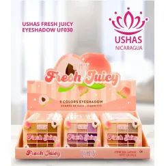 En-gros Paletă farduri 9 culori Ushas UF030-4 Fresh Juicy nuanțe pigmentate și rezistente - vânzare en-gros pentru revânzare