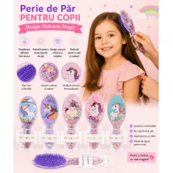 En-gros Perie de descălcit pentru copii cu unicorn și glitter mișcător YY-201 - vânzare en-gros pentru revânzare