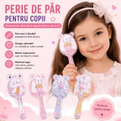 Perie de păr pentru copii cu ursuleț S-8