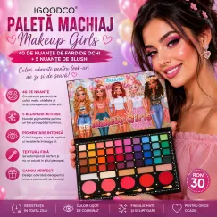 Paletă Farduri și Blush IGOODCO 3069 - 40 Culori