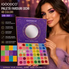 Paletă farduri ochi 48 culori IGOODCO 3557