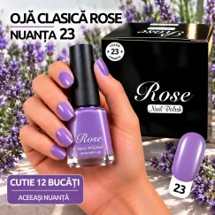 Ojă clasică - Rose Nail Polish, nuanța 23