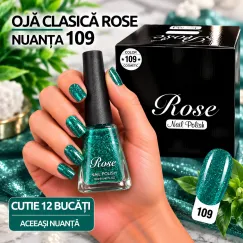 Ojă Clasică Rose - Nuanța 109 - Cutie 12 Bucăți