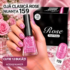 Ojă Clasică Rose 12 ml - Nuanța 159 - Cutie 12 Bucăți