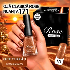 Ojă Clasică Rose 12 ml - Nuanța 171 - Cutie 12 Bucăți