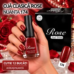 Ojă clasică Rose 12 ml - Nuanța 174