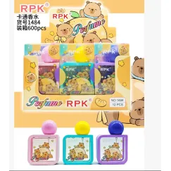 Parfum copii RPK 1484 cu ursuleț - 3 variante parfumate 12 buc/set