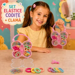 En-gros Set Elastice Codițe cu Clamă - Cutie Fluture - vânzare en-gros pentru revânzare