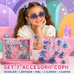 En-gros Set Accesorii pentru Fete - 7 Piese cu Ochelari, Bijuterii și Accesorii Păr - vânzare en-gros pentru revânzare