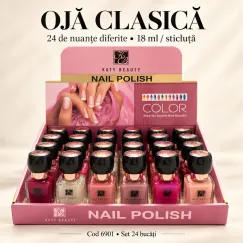 Ojă clasică 18 ml - set 24 de nuanțe - Cod 6901